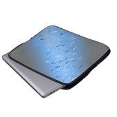 Housse Pour Ordinateur Portable Notes musicales Lune bleue (Devant bas)