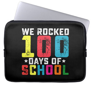 Housse Pour Ordinateur Portable Nous avons cartonné 100 jours d'école Enseignant É