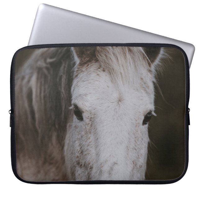 HOUSSE POUR ORDINATEUR PORTABLE NOUVELLE FORÊT PONY (Devant)