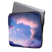 Housse Pour Ordinateur Portable Nuages roses (devant gauche)