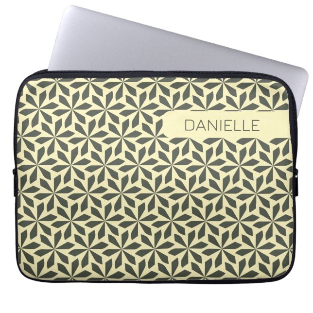 Housse Pour Ordinateur Portable nuances de sable abstrait motif (Devant)