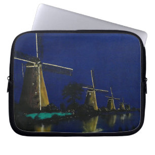 Housse Pour Ordinateur Portable Nuit à Kinderdijk