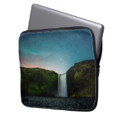 Housse Pour Ordinateur Portable Nuit chez Skógafoss (devant gauche)
