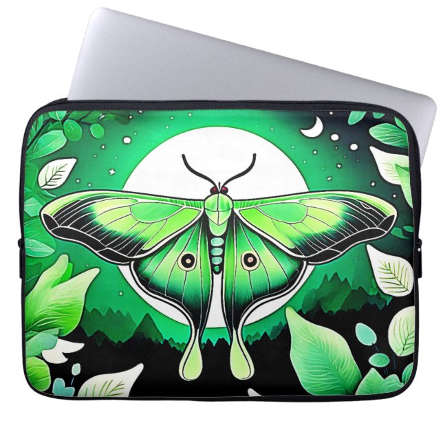 Housse Pour Ordinateur Portable Nuit lunaire (Devant)