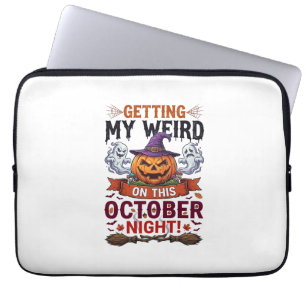 Housse Pour Ordinateur Portable Obtenir des citrouilles fantômes d'Halloween bizar