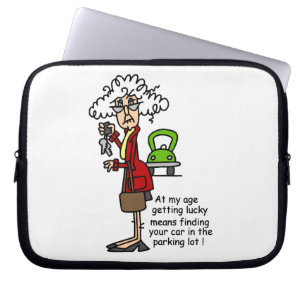 Housse Pour Ordinateur Portable Obtention de l'humour chanceux