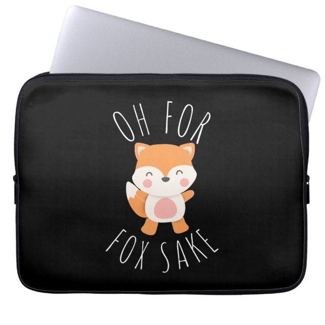Housse Pour Ordinateur Portable Oh pour Fox Sake (Devant)
