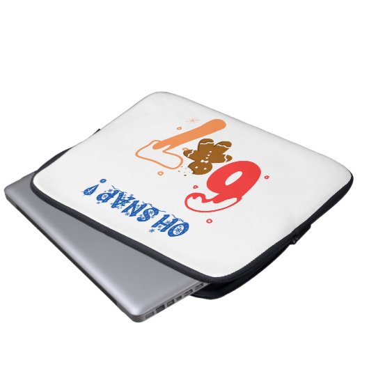 Housse Pour Ordinateur Portable Oh Snap Gingerbread 67 (Devant bas)