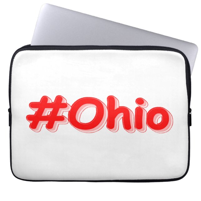 Housse Pour Ordinateur Portable "#Ohio" Joli Design. Commandez dès maintenant  (Devant)