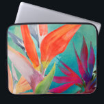 Housse Pour Ordinateur Portable Oiseaux vivants du paradis<br><div class="desc">"Vivid Birds of Paradise" par Jennifer Paxton Parker. Caractéristiques Oiseaux de Paradis fleurs dans des couleurs vives et vives.</div>