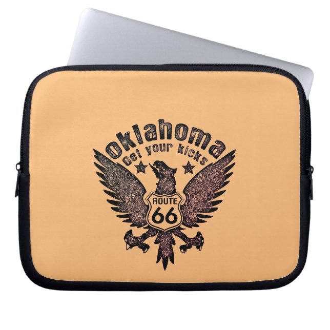 Housse Pour Ordinateur Portable Oklahoma Prenez vos pieds (Devant)