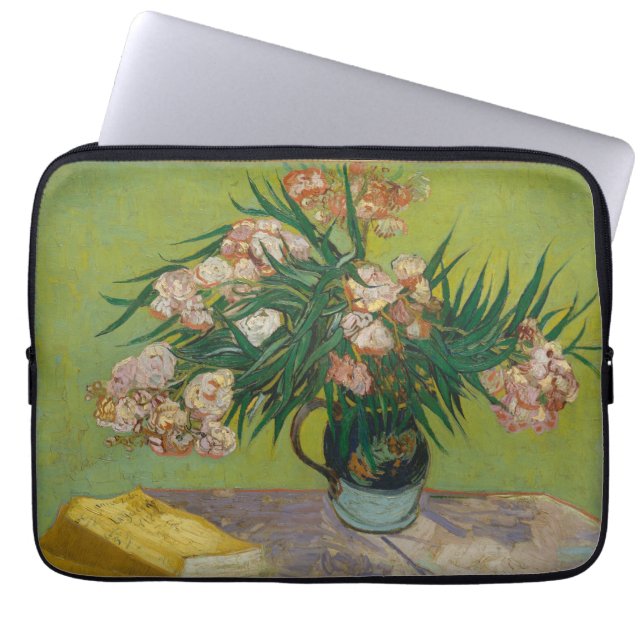 Housse Pour Ordinateur Portable Oleander Van Gogh Peinture (Devant)