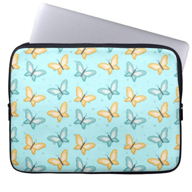 Housse Pour Ordinateur Portable Ongles papillon faciles (Devant)