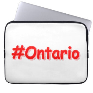 Housse Pour Ordinateur Portable "#Ontario" Joli design. Commandez dès maintenant