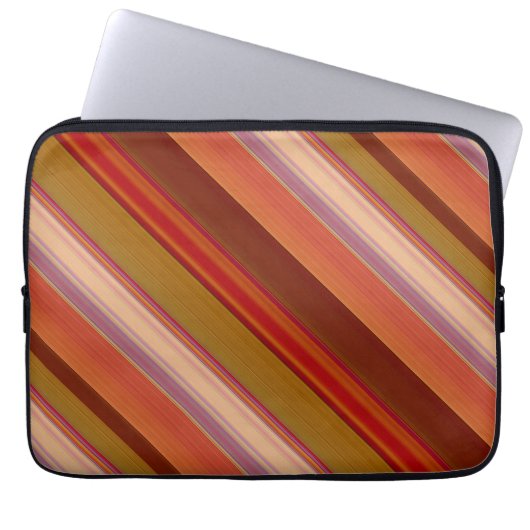 Housse Pour Ordinateur Portable Orange Brûlé (Devant)