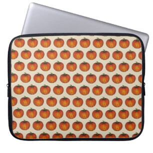 Housse Pour Ordinateur Portable Orange Harvest Citrouille Halloween Thanksgiving F
