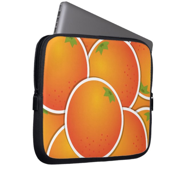Housse Pour Ordinateur Portable Oranges funky (Devant droit)