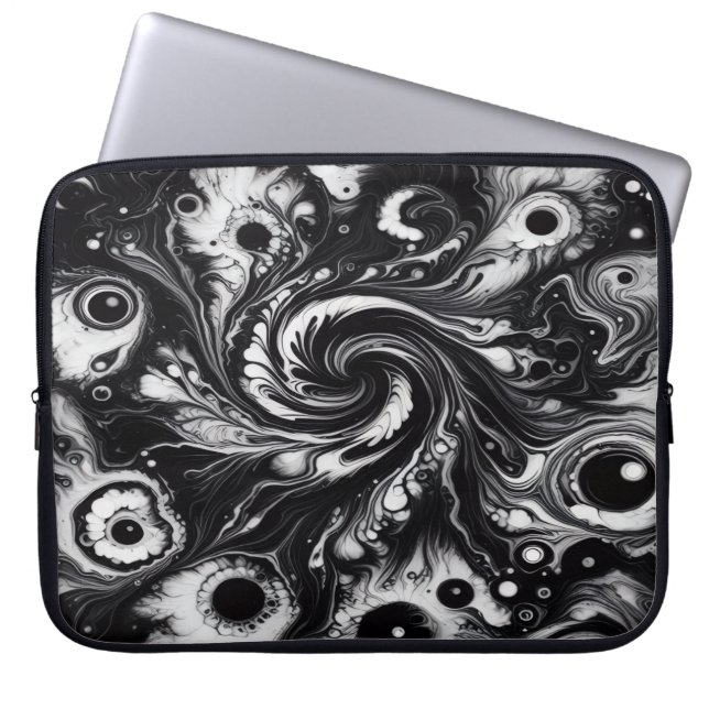 Housse Pour Ordinateur Portable Orbiting Vortex Laptop Sleeve (Devant)