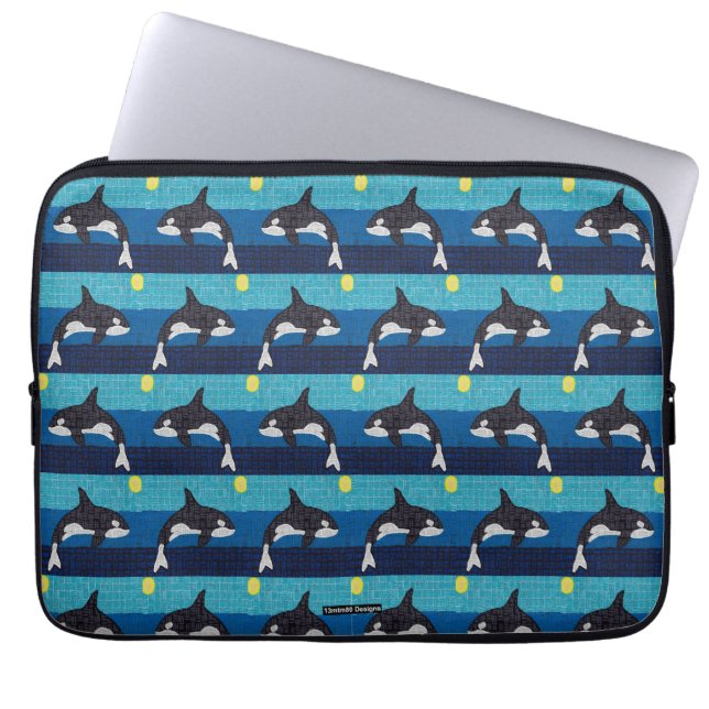 Housse Pour Ordinateur Portable Orca (pattern) - Laptop Sleeve (Devant)
