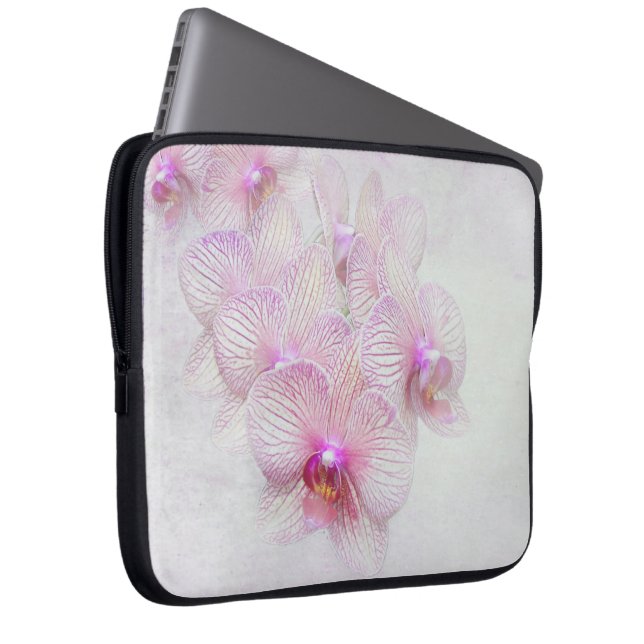 Housse Pour Ordinateur Portable Orchidées roses (Devant droit)