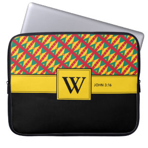 Housse Pour Ordinateur Portable Ordinateur portable Christian Monogramme personnal