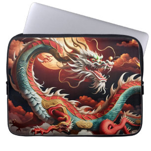 Housse Pour Ordinateur Portable Ordinateur portable Dragon 2024 pour le Nouvel An 