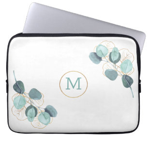 Housse Pour Ordinateur Portable Ordinateur portable Eucalyptus Gold Elegant