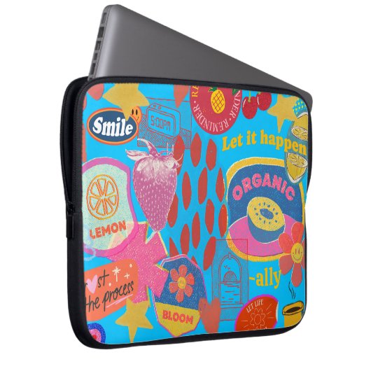 Housse Pour Ordinateur Portable Orgaically Laptop Case (Devant droit)