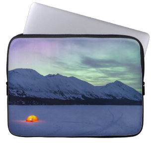 Housse Pour Ordinateur Portable Orignal de Northern Lights Moose Pass   Péninsule 