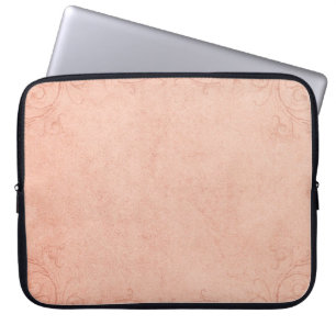 Housse Pour Ordinateur Portable ornement vintage à cadre en papier