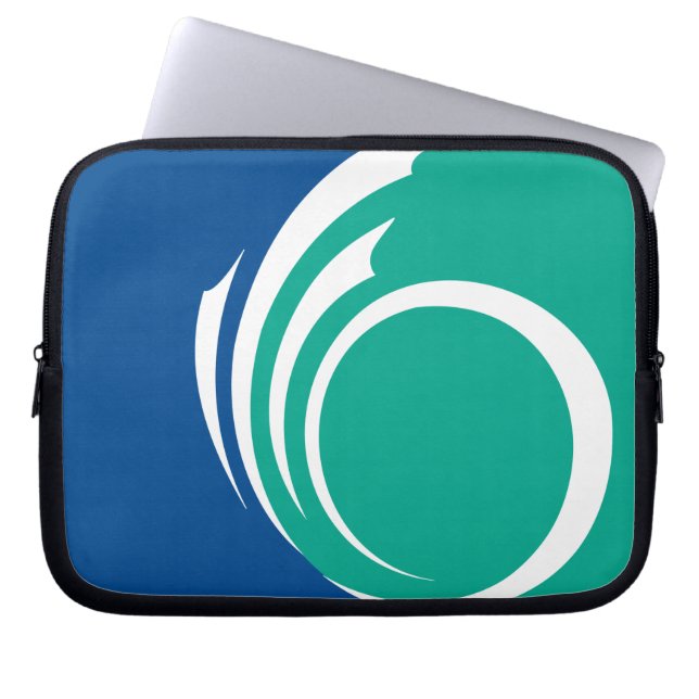 Housse Pour Ordinateur Portable Ottawa Flag on Laptop Sleeve (Devant)
