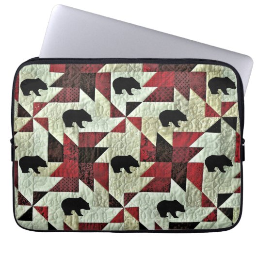 Housse Pour Ordinateur Portable Ours (Devant)