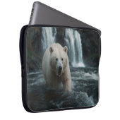 Housse Pour Ordinateur Portable Ours d'esprit blanc (Devant droit)