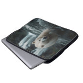 Housse Pour Ordinateur Portable Ours d'esprit blanc (Devant bas)