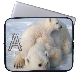 Housse Pour Ordinateur Portable Ours polaire à manches d'ordinateur portable