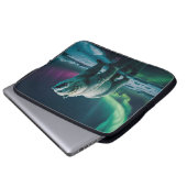 Housse Pour Ordinateur Portable Ours polaire et Aurora (Devant bas)