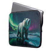 Housse Pour Ordinateur Portable Ours polaire et Aurora (devant gauche)