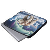 Housse Pour Ordinateur Portable Ours polaire et Aurora (Devant bas)