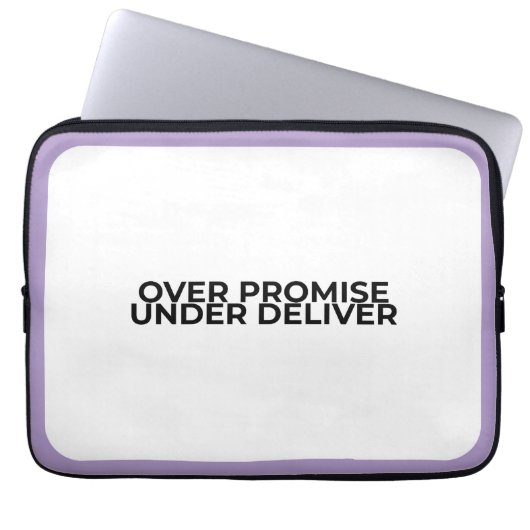Housse Pour Ordinateur Portable Over Promise Under Deliver Professional (Devant)