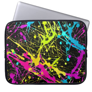 Housse Pour Ordinateur Portable Paint Neon brillant