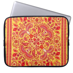 Housse Pour Ordinateur Portable Paisley bandana vintage ornement imprimé, col de s