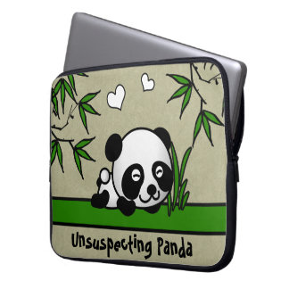 Housse Pour Ordinateur Portable Panda confiant