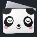 Housse Pour Ordinateur Portable Panda de temps de petit somme<br><div class="desc">Il est temps de petit somme pour un panda de kawaii.</div>
