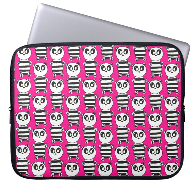 Housse Pour Ordinateur Portable Panda Kids (Devant)