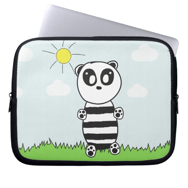 Housse Pour Ordinateur Portable Panda Kids (Devant)