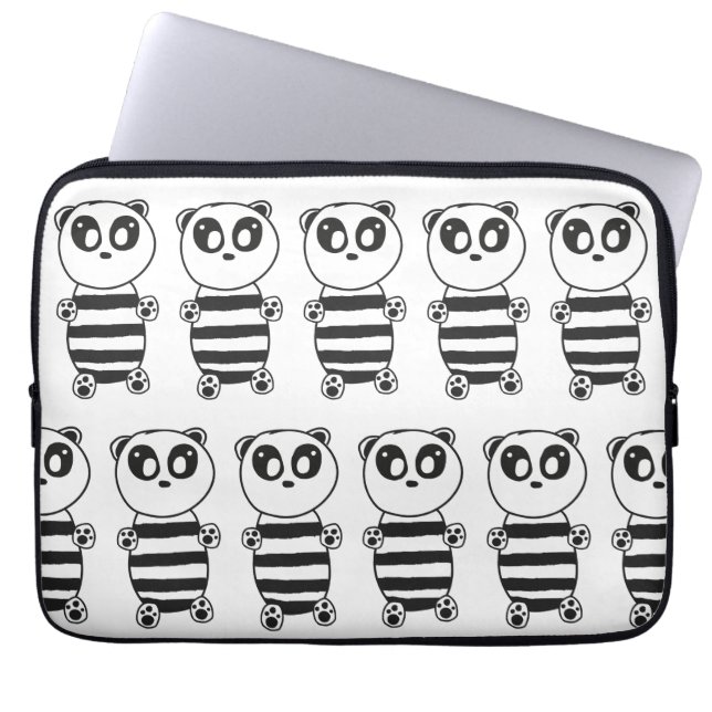Housse Pour Ordinateur Portable Panda Kids (Devant)