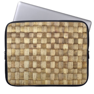 Housse Pour Ordinateur Portable Panier d'artisanat Texture sans couture