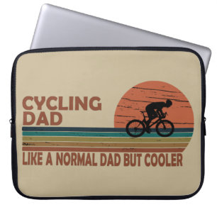 Housse Pour Ordinateur Portable papa à vélo comme un père normal mais glacière