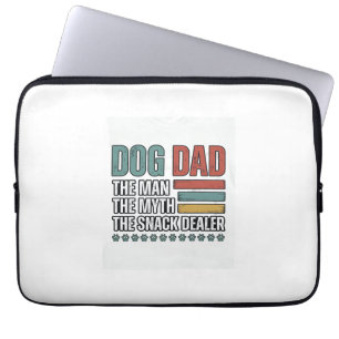 Housse Pour Ordinateur Portable Papa Chien Le Fournisseur de Friandises Vintage Ch