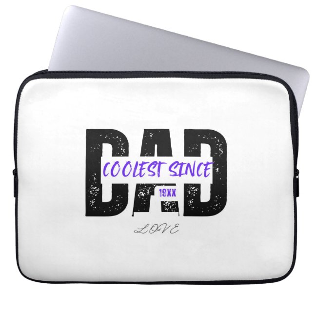 Housse Pour Ordinateur Portable Papa cool (Devant)